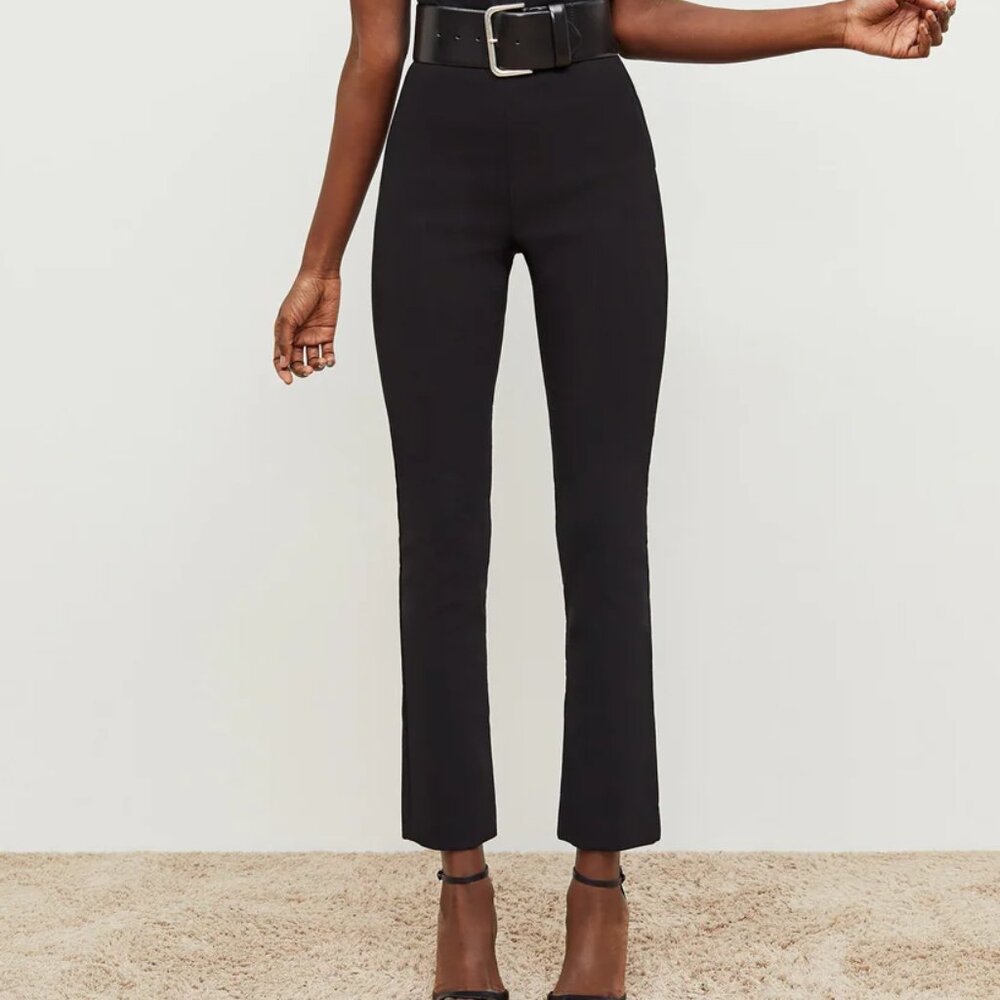 MM. LAFLEUR THE FOSTER PANTS POWERSTRETCH cropped Capris high waist sz 4